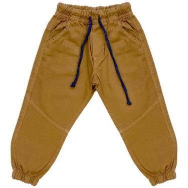 Imagem de Calça Infantil Look Jeans Jogger Collor - CARAMELO - 03, 03, Caramelo