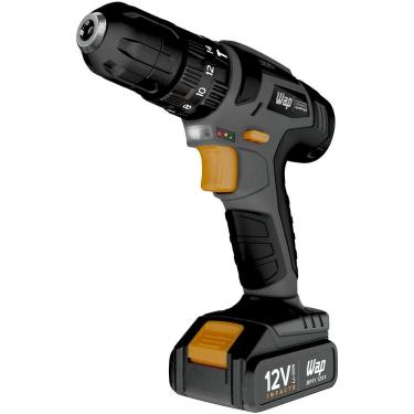 Imagem de Parafusadeira e Furadeira de Impacto WAP BPFI 12K4 12V Li-Ion Bateria Removível 30Nm 18 Níveis de Torque