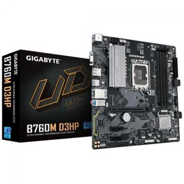 Imagem de Placa Mãe Gigabyte B760M D3HP, Chipset B760, Intel LGA 1700, mATX, DDR