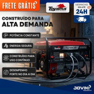 Imagem de Gerador a Gasolina Toyama TG3100CXR Bivolt 2.8kW Monofásico 4 Tempos P