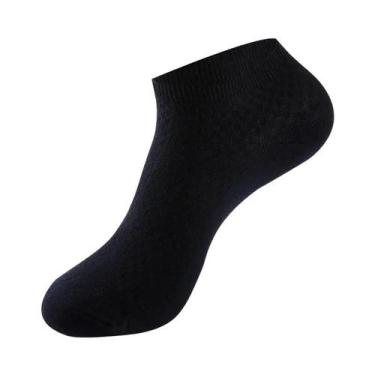 Imagem de Meias Masculinas de Fibra de Bambu - Tamanho Grande (5 Pares) - Respir