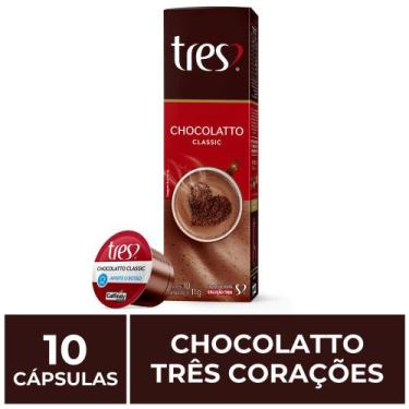 Imagem de 10 Cápsulas Três Corações, Chocolatto