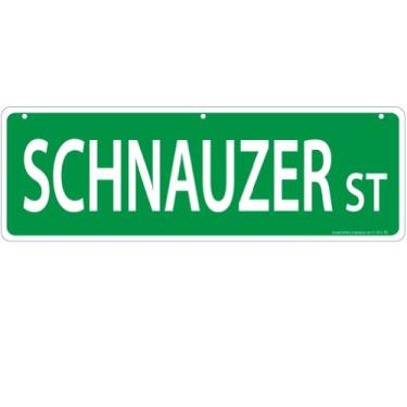 Imagem de Imagine This Placa de rua Schnauzer