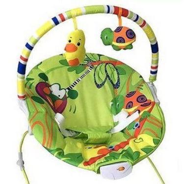 Imagem de Cadeira Descanso Repouseira Vibratória E Musical Lite Baby Style Verde