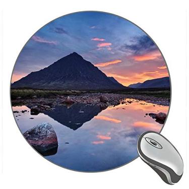 Imagem de Mouse pad redondo Magic Landscape Mountain Lake Sunset