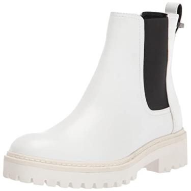 Imagem de Kenneth Cole REACTION Bota feminina Salt Lug Chelsea, Branco, 11