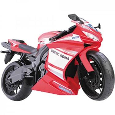Imagem de Moto Racing Motorcycle 34,5CM Vermelho Roma 0905