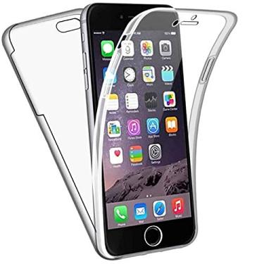 Imagem de Capa de 360 graus para Apple iPhone 6/6S, frente e verso, transparente