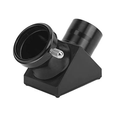 Imagem de 1,25 polegadas 90 graus Zenith espelho diagonal adaptador diagonal erigindo imagem prisma girando espelho acessórios telescópio astronômico com capa de poeira
