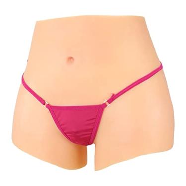 Imagem de RITMI Calcinhas artificiais de silicone falso vagina cueca boxer escondendo gaff dedos camelo quadris modelador para roupas íntimas transgênero, cor 3