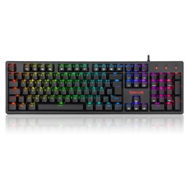 Imagem de Teclado Mecânico Redragon Kama - ABNT2 - Switch Azul - Iluminação RGB - Preto - K578-RGB (PT-BLUE)