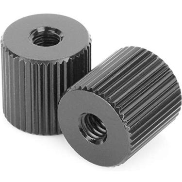 Imagem de Pacote com 2 porcas ChromLives tripé de conexão de porca de porca com orifício de rosca de 1/4"-20 para articular Magic Arms Tripod Rigs de substituição