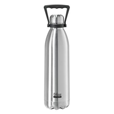 Imagem de Oggi Porta bebida/cervejeira de aço inoxidável de parede dupla, 1,8 L, acabamento escovado