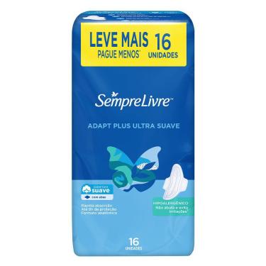 Imagem de Absorvente Externo SEMPRE LIVRE® Adapt® Plus 16 unidades