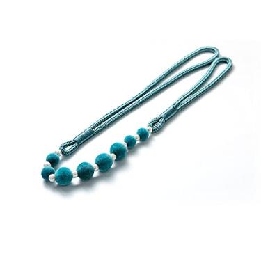 Imagem de Laços de cortina de contas de veludo simples Sem perfuração sem instalação prendedores de cortina de cortina, T3,2 PCS