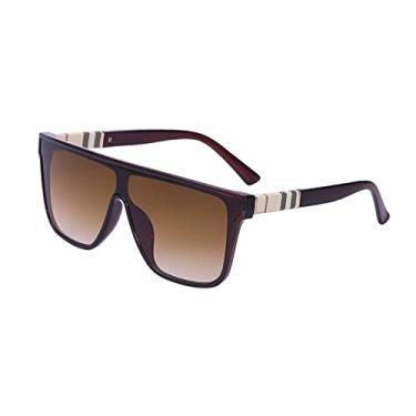 Imagem de Óculos de sol moda feminina design de luxo mesma armação grande óculos de moda feminina, 1, tamanho único