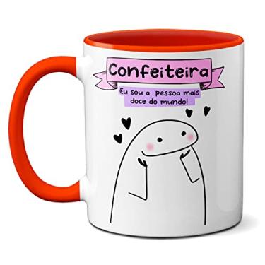 Imagem de Caneca Confeiteira Eu Sou A Pessoa Mais Doce Do Mundo Fofa (Vermelha)