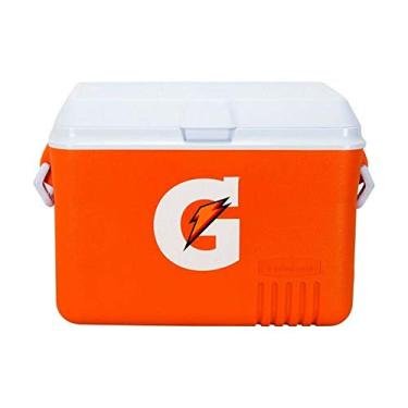 Imagem de Gatorade 48 Quart Orange and White Cooler