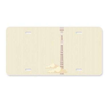 Imagem de DIYthinker Ilustração Placa de licença com símbolo nacional da Rússia Decoração de aço inoxidável