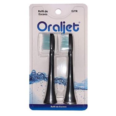 Imagem de Oraljet Cabeça de Escova Modelo OJTR Dentes Sensíveis, 2 Peças