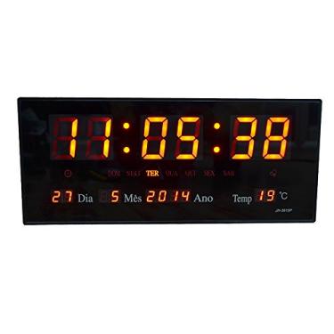 Imagem de Relógio de Parede Led Digital Termômetro Alarme e Calendário - 3615