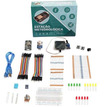 Imagem de KIT Iniciante Internet das Coisas Construa sua Estação Meteorológica IoT