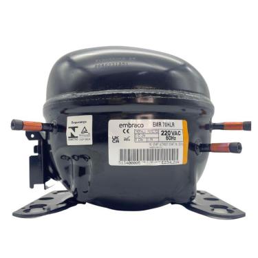 Imagem de Motor Compressor 1/5 Hp Emr70Hlr Embraco Gás R134A 220Vac