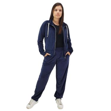 Imagem de Agasalho Veludo Calça + Blusa Plush Várias Cores Feminino-Feminino