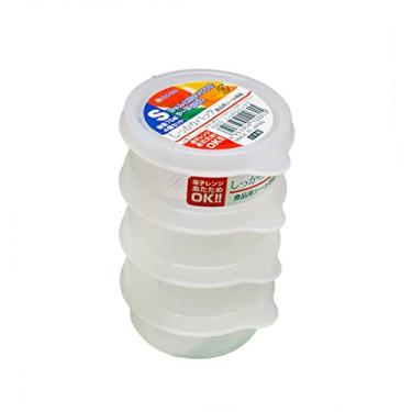 Imagem de Pote Plástico 4 Unid. 70ml Pequeno Mod.s K-203 Nakaya