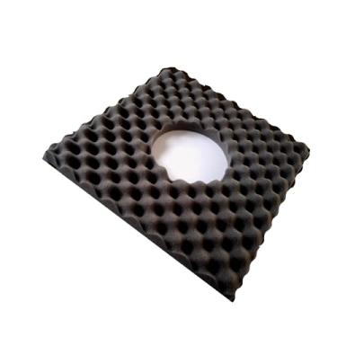 Imagem de Almofada Espuma Caixa Ovo Com Orifício D28 Anti Escaras Hemorroida Assento Confortável