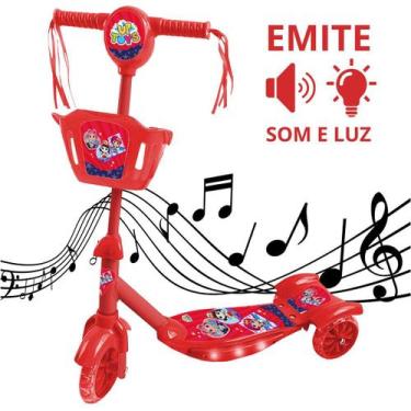 Imagem de Patinete Infantil Musical Cestinha Luz E Som Menina Menino - Zoop Toys