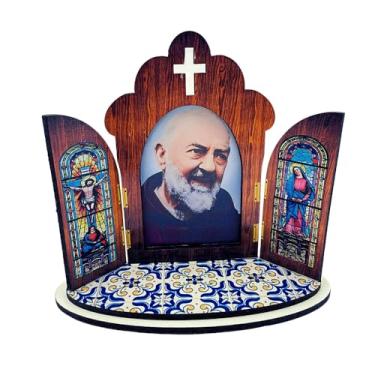 Imagem de Capela Capelinha Portuguesa Santo Padre Pio MDF