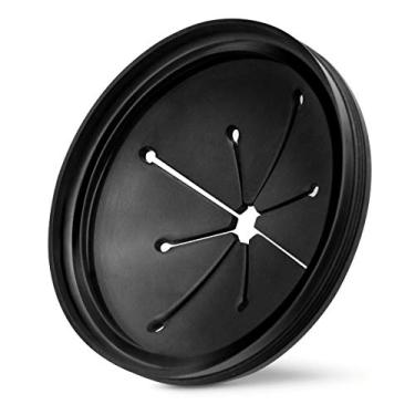 Imagem de Defletor de pia de proteção contra respingos de lixo, acessórios de peças de triturador de resíduos de alimentos, plugues de drenagem multifuncionais para trituradores de lixo, 9,5 cm por CLEESINK