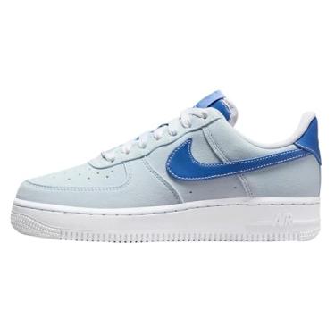 Imagem de Nike Sapatos de Basquete Estilo Padrão Femininos, Matiz Azul/Polar - Branco, 10