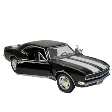 Imagem de Miniatura Carrinho De Ferro Camaro Z Antigo 1967 Coleção (Preto)