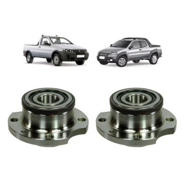 Imagem de Cubo Roda 4 Furos Traseiro Esquerdo+Direito Strada Adventure 2009 A 2017 Nakata