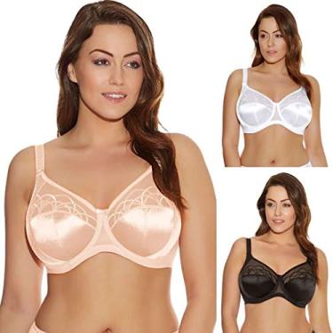 Imagem de Elomi Sutiã feminino plus size Cate com aro e bojo inteiro, Latte, 36HH UK/36L US