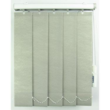 Imagem de Persiana Vertical Em Tecido Blackout Crisdan Largura 2,20 X 1,60 Altura Cinza