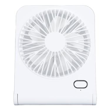 Imagem de Ventilador de Mesa USB, Ventilador de Mesa Portátil de 3 Velocidades para Carro (Branco)