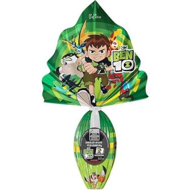 Imagem de Ovo De Páscoa Ben10 Com Tatuagem do Ben 10 Chocolate ao Leite 80g Tattoo