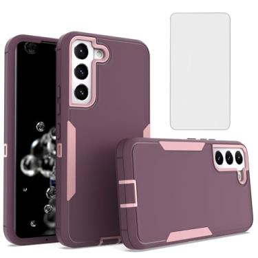 Imagem de GTBDEKI Capa para Galaxy S22, capa para Samsung S22 5G SM-S901U com protetor de tela HD, suporte magnético para carro, capa protetora de silicone à prova de choque para Samsung Galaxy S22 5G