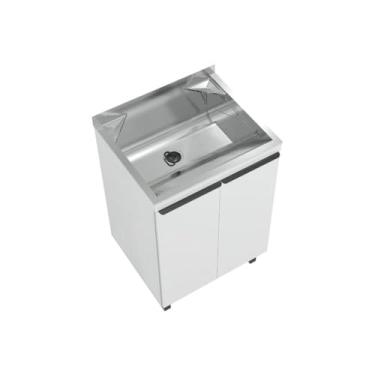 Imagem de Kit Lavanderia GhelPlus 46 litros com Balcão