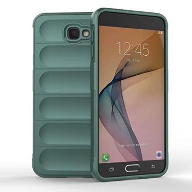 Imagem de Elubugod Capa para Samsung Galaxy J7 Prime, capa macia de TPU para celular Samsung SM-G611M/DS Galaxy J7 Prime 2 / SM-G611FF/DS SM-G611MT/DS/SM-G610F/DS Capa verde