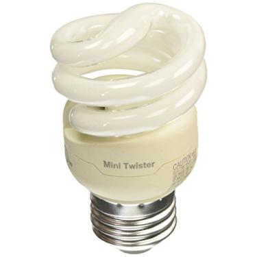 Imagem de Philips LED 417063 Energy Saver Compact Fluorescente T2 Mini-Twister (A19 Substituição) Lâmpada Doméstica: 2700-Kelvin, 9 Watts (equivalente a 40 Watts), Base de Parafuso Média E26, Branco Suave, Pacote com 4