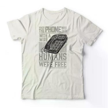Imagem de Camiseta Wire Phone Studio Geek Casual Off White-Masculino