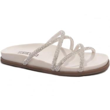 Imagem de TORRICELLA, Sandália Papete Feminina Branco Birken Torricella AVS 597C Tamanho:39;Cor:Branco;Genero:Feminino