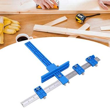 Imagem de Guia de Broca Localizador de Perfuração, Manga de Gabinete, Gabarito, Gaveta, Ferramenta de Cavilha de Madeira Com Configuração Simples Alta Precisão Ajustável Com Bolsa