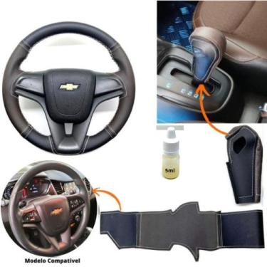 Imagem de Kit Capas Volante de Borracha E Câmbio Automático Chevrolet Tracker Lt