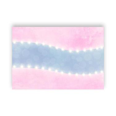 Imagem de Fundo Fotográfico 2,20 x 1,50 - Azul e Rosa com Efeito Luzes 076 - Via