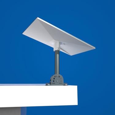 Imagem de Foboull Kit de montagem de teto pivô padrão Starlink – compatível com placa padrão Starlink geração 3/v4, suporte de teto externo, kit de montagem de tubo de mastro de antena